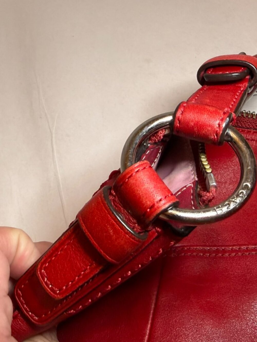 Coach Hobo Shoulder Bag with Stagecoach Bag Charm - Picture 8 of 16